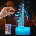 RGB Guitar Pick Holder | Light Up Display + 6 Picks | Remote Control | Gift for Guitarists