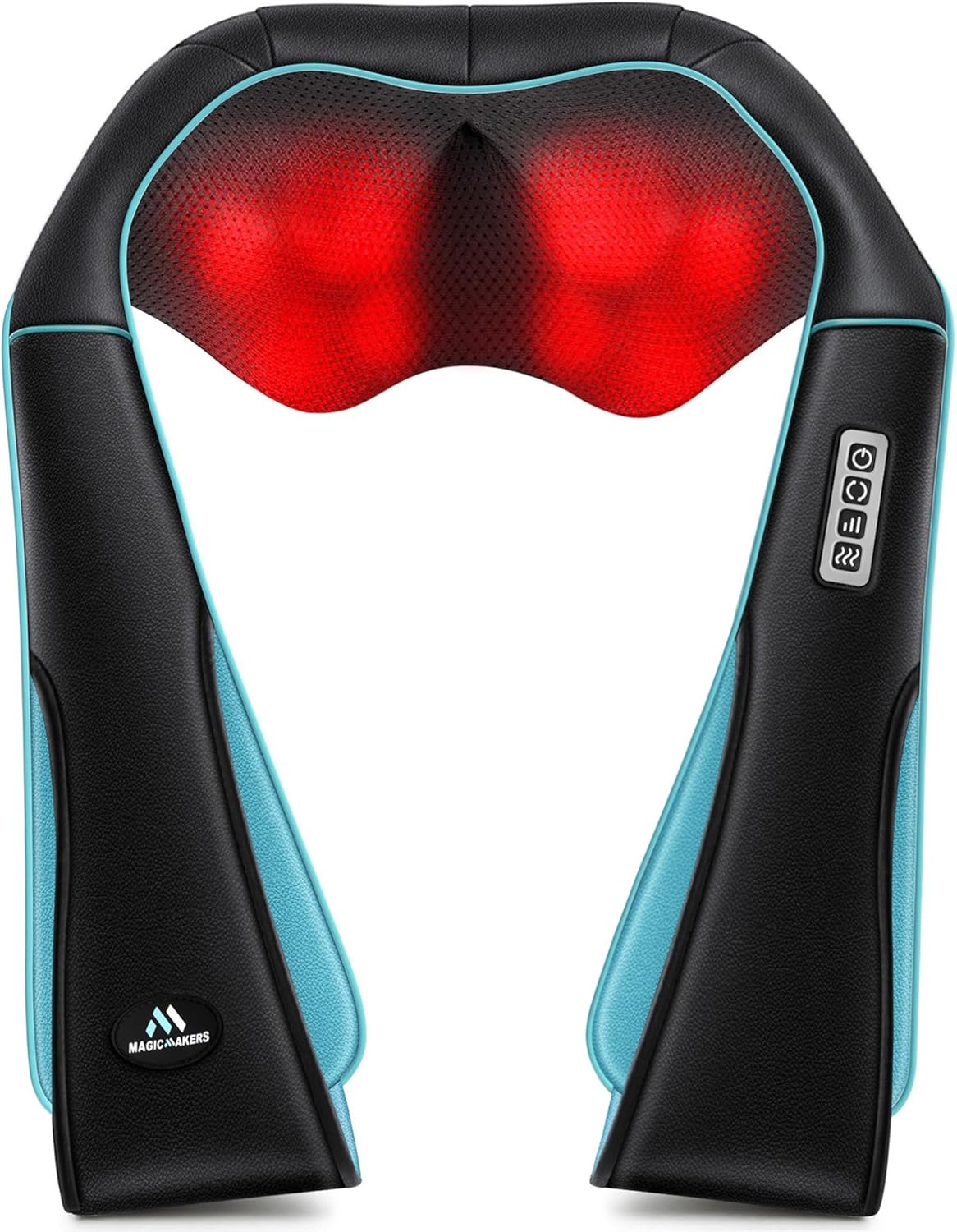 MagicMakers Electric Shiatsu Neck Massager for Pain Relief