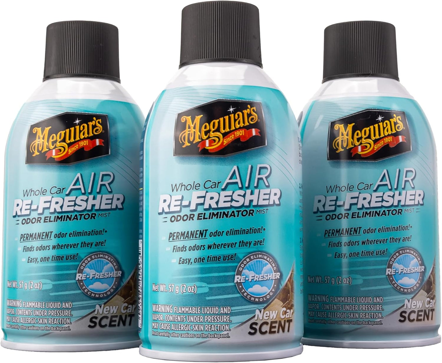 Combat Vehicle Odors! Meguiar's New Car Scent Spray Trio