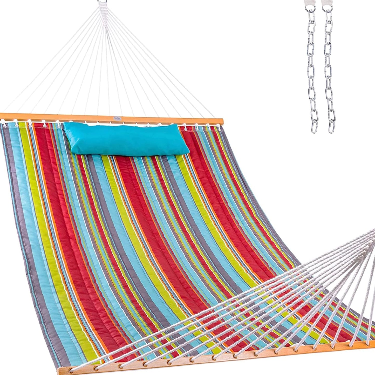 Lazy Daze Hammocks 12 FT Quilted Double Hammock for 2 People