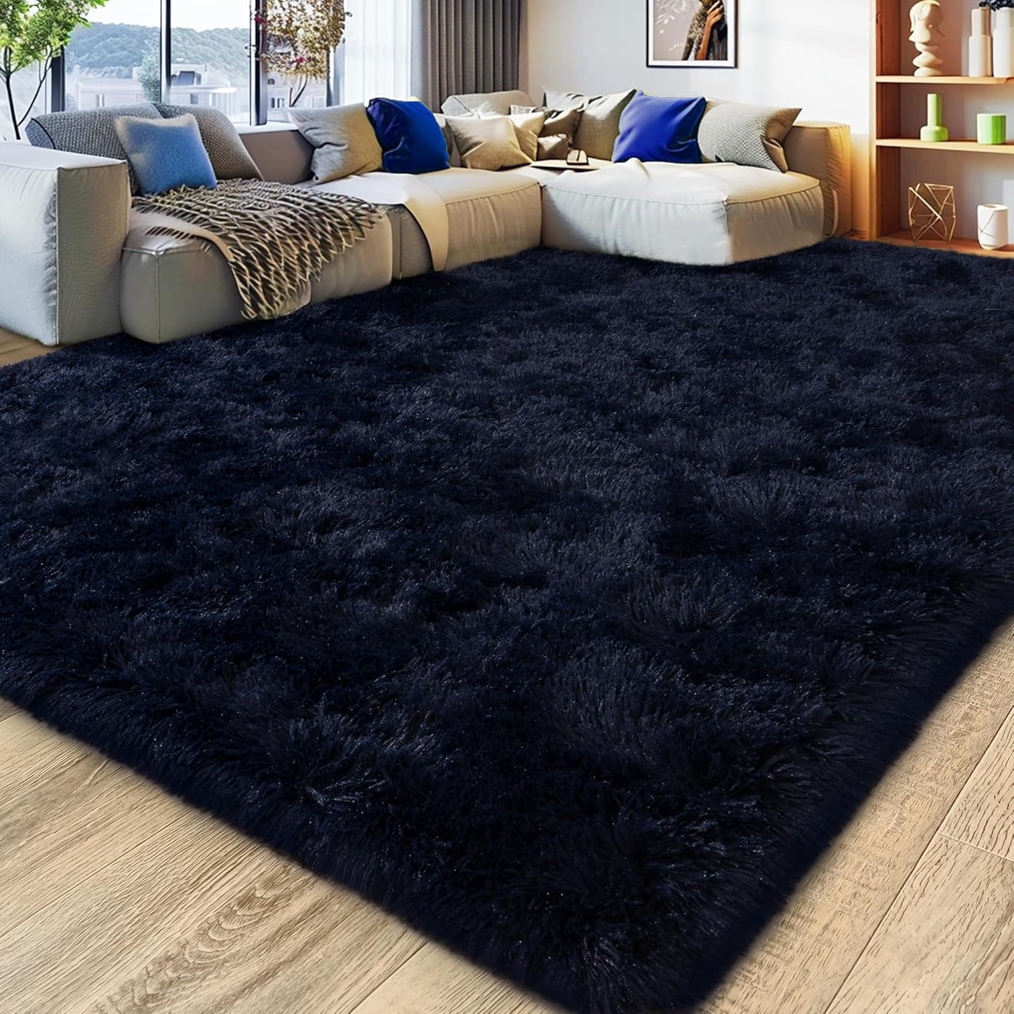 Ultra Fluffy 8x10 Large Area Rugs for Living Room Decor