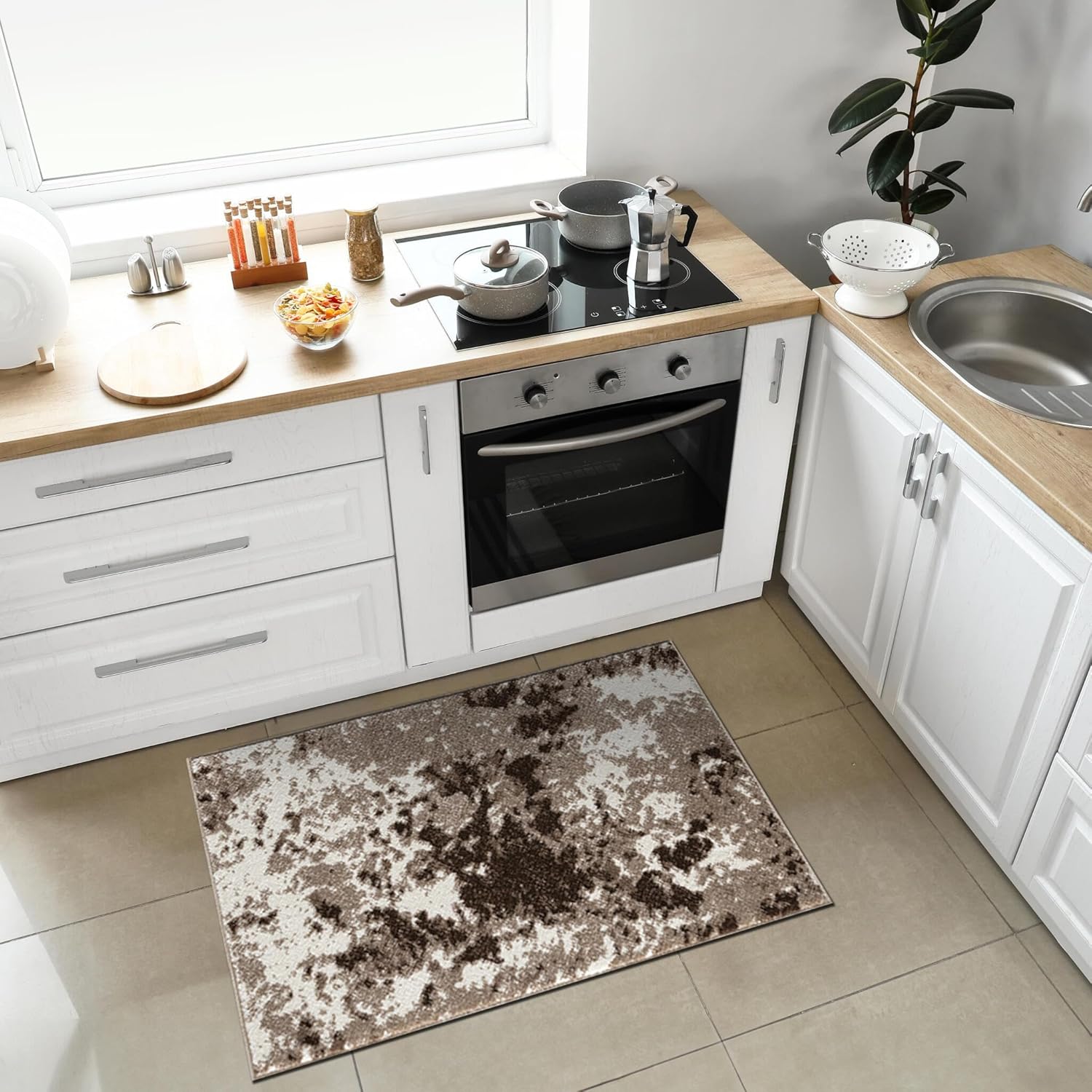 Keen Home Design Area Rugs - Non-Shedding Abstract 2x3 Rugs