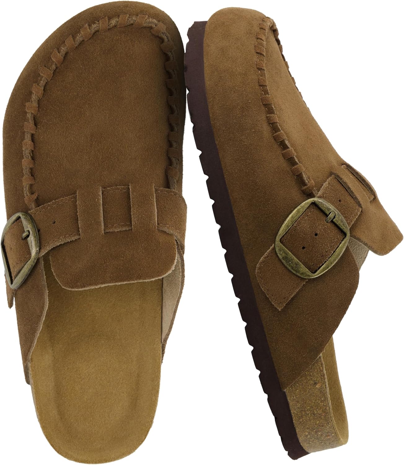 CUSHIONAIRE Canoe Genuine Suede Clogs for Women Footwear