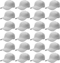 Falari 24/144 Pack Unisex Baseball Caps Bulk Wholesale - Acrylic Wool