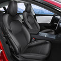 Car Seat Cover Fit for Tesla Model 3 2024 2025 - Full Set Black