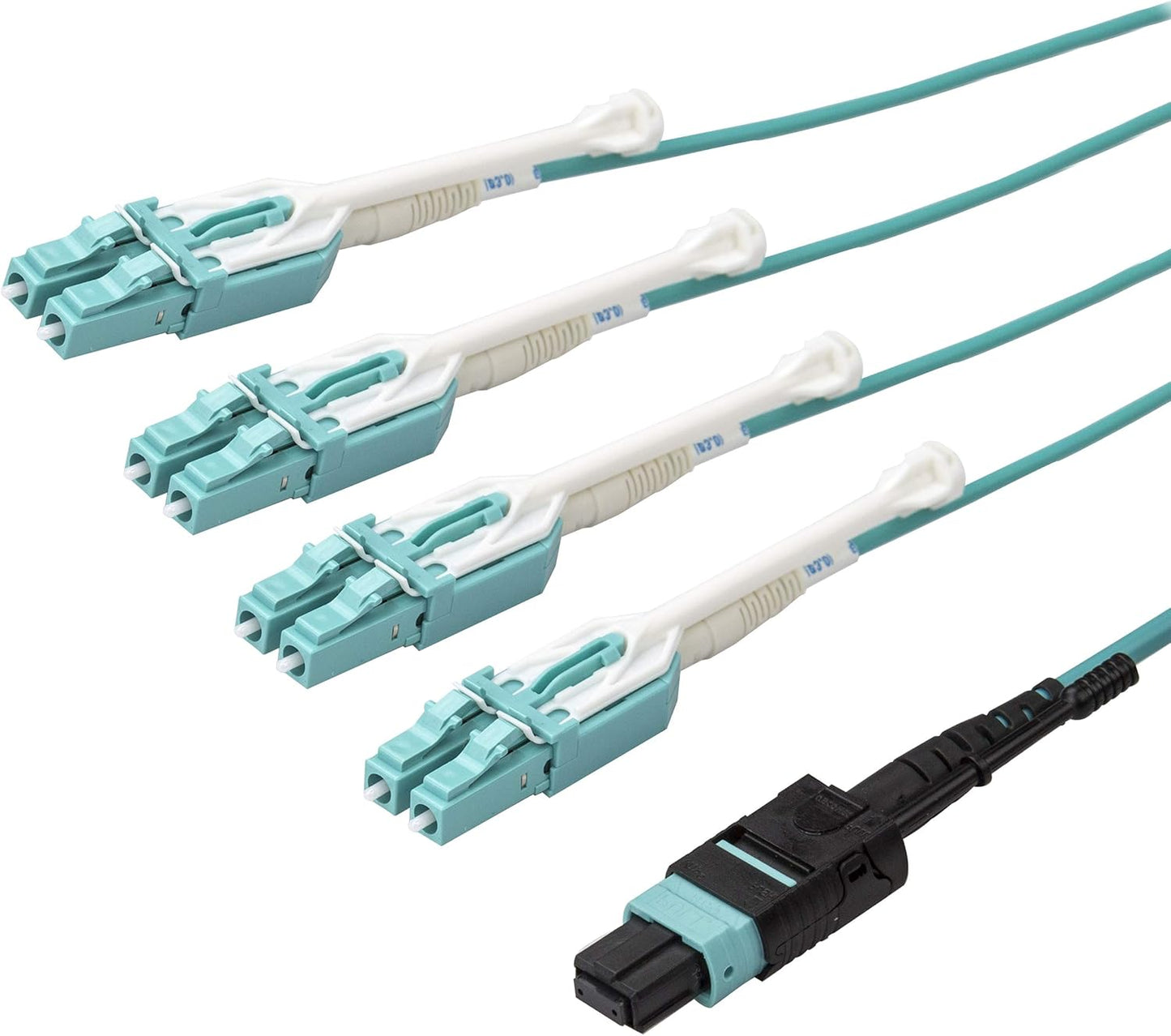 High-Performance 10m MTP to 4X LC Duplex Fiber Optic Cable