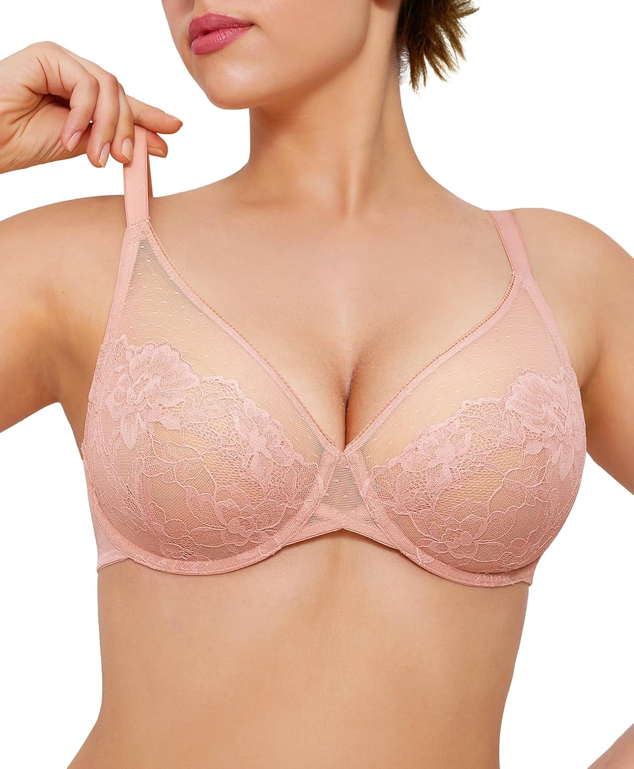Popilush Minimizer Bras for Women Plus Size Full Coverage Comfort