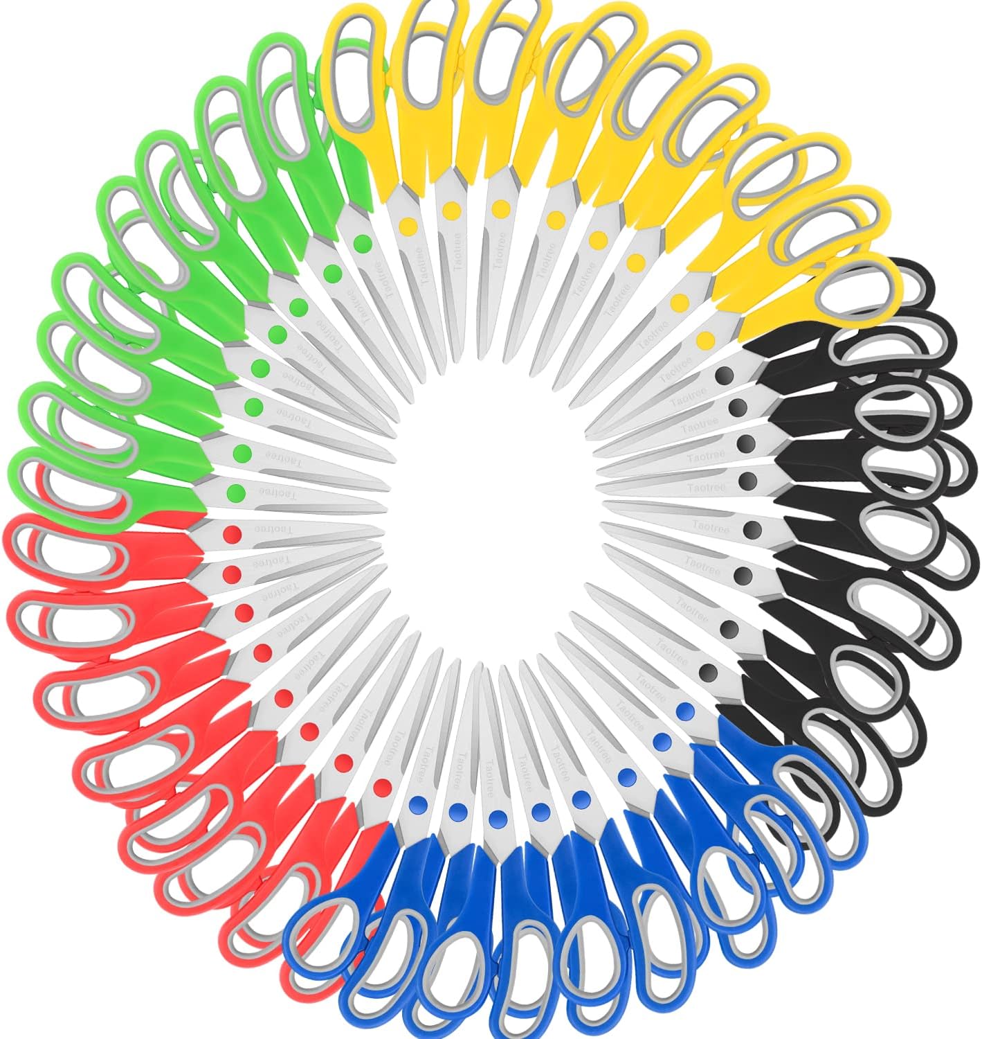 Bulk 40-Pack of 8 Inch All Purpose Scissors for Every Need