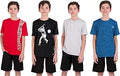 Hind 4-Pack Boys Quick-Dry Breathable Athletic T Shirts - Performance