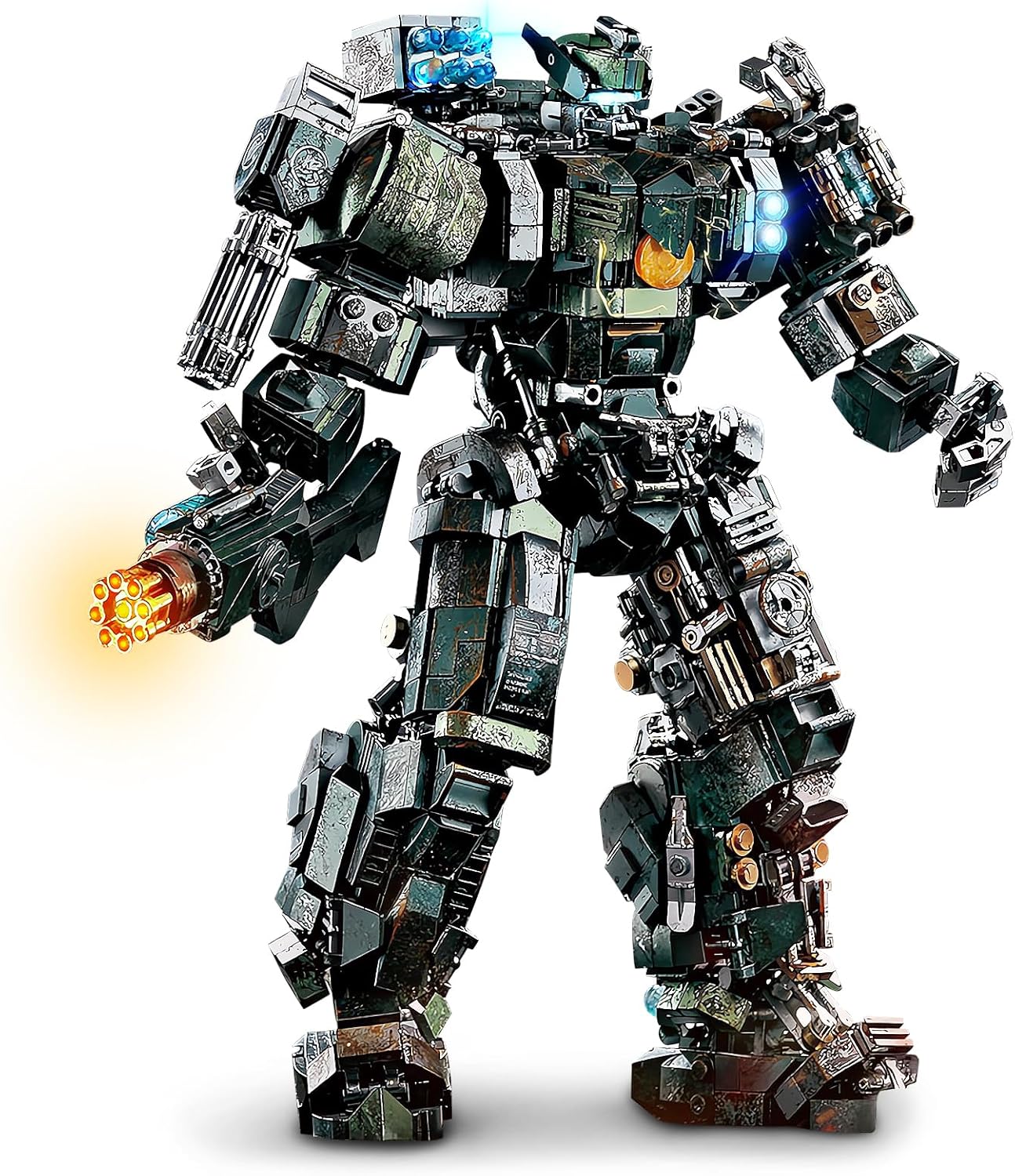 Mech Building Blocks Set for Adults - Motorized Robot Model Kit