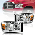 Headlights LED for 2006-2008 Dodge Ram 1500 2500 3500 - Clearer Night