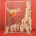 6.6x5.3 ft Square Wedding Arch Stand Metal Backdrop - Mesh Photo Booth