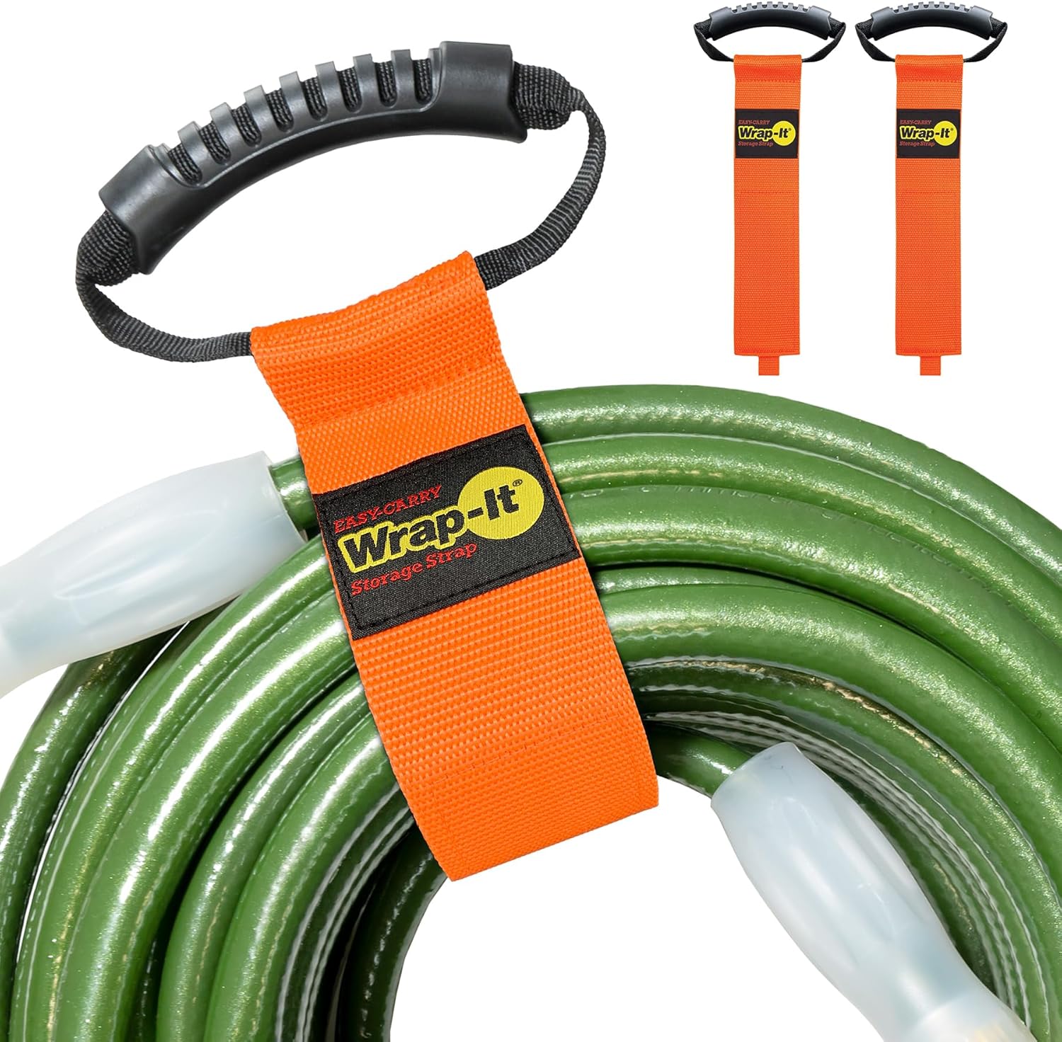Easy-Carry Heavy-Duty Storage Straps - Blaze Orange 2-Pack
