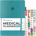 Daily Medical Planner Wellness Journal 7x10.5 Aquamarine - 3 Month