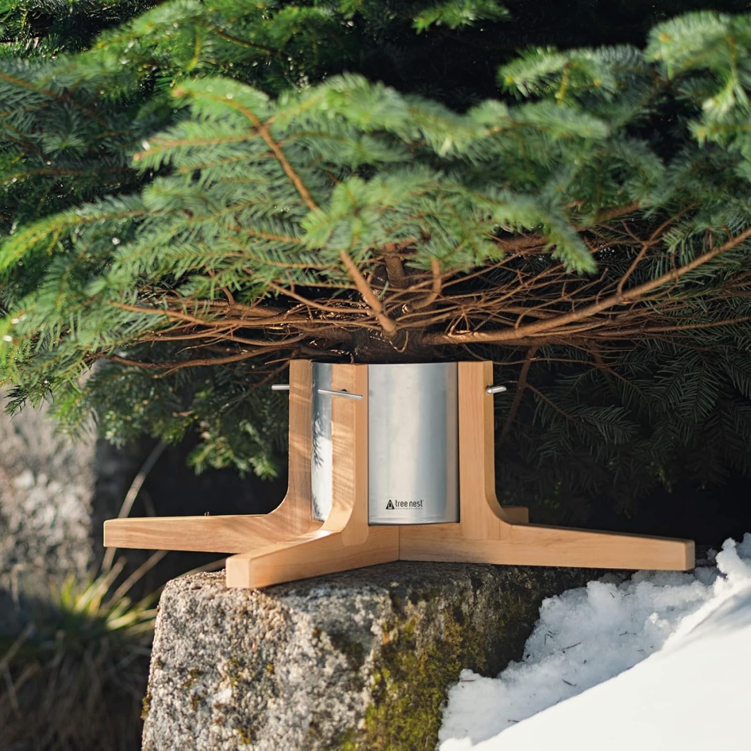 Tree Nest Christmas Tree Stand for 10ft Real Tree Holder