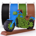 Matte PLA 1.75mm Filament Bundle 4KG - Matte Black Brown Green Blue