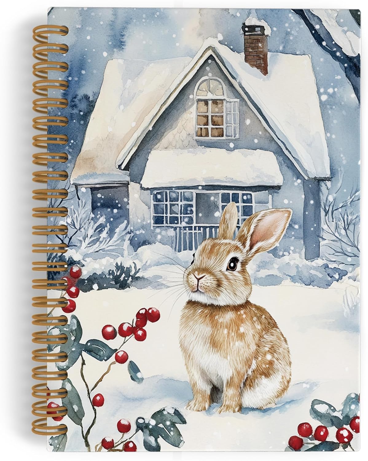 Christmas Bunny Journal - Perfect Gift for Girls & Kids