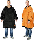 Oversized Blanket Hoodie for Adults - Sherpa Wearable Sweatshirt