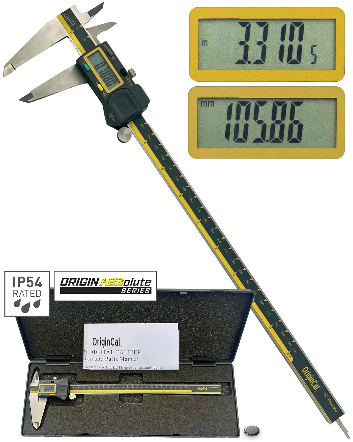 iGAGING Absolute Origin Digital Caliper for Precision Measuring