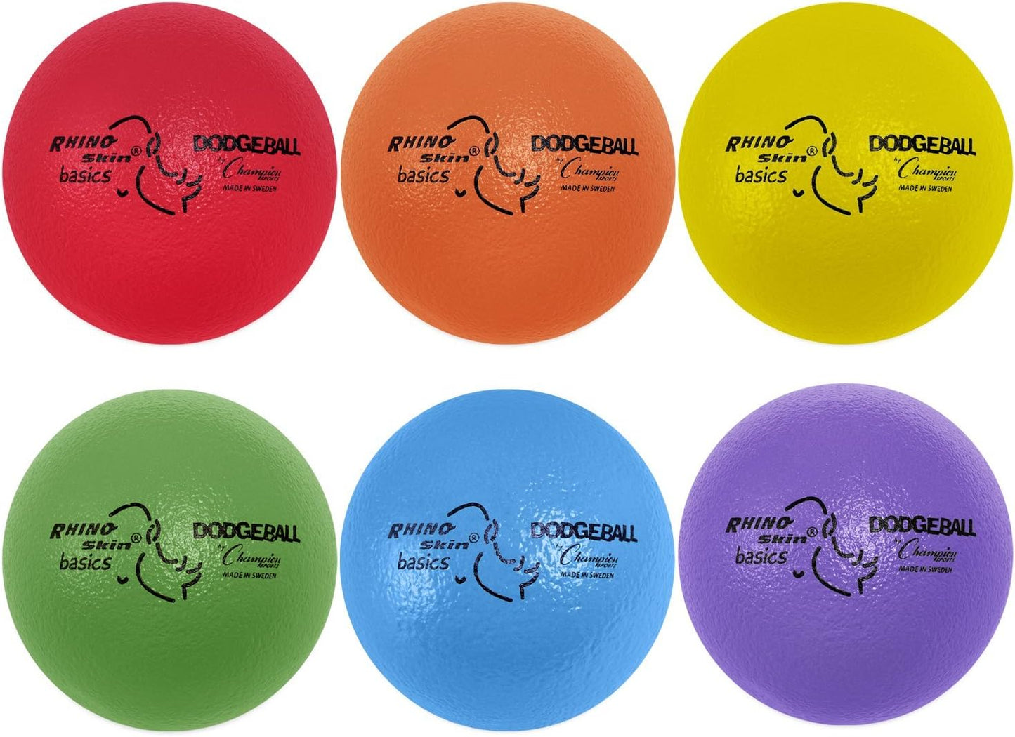 Champion Sports Rhino Skin Dodgeball Set for Fun Playtime