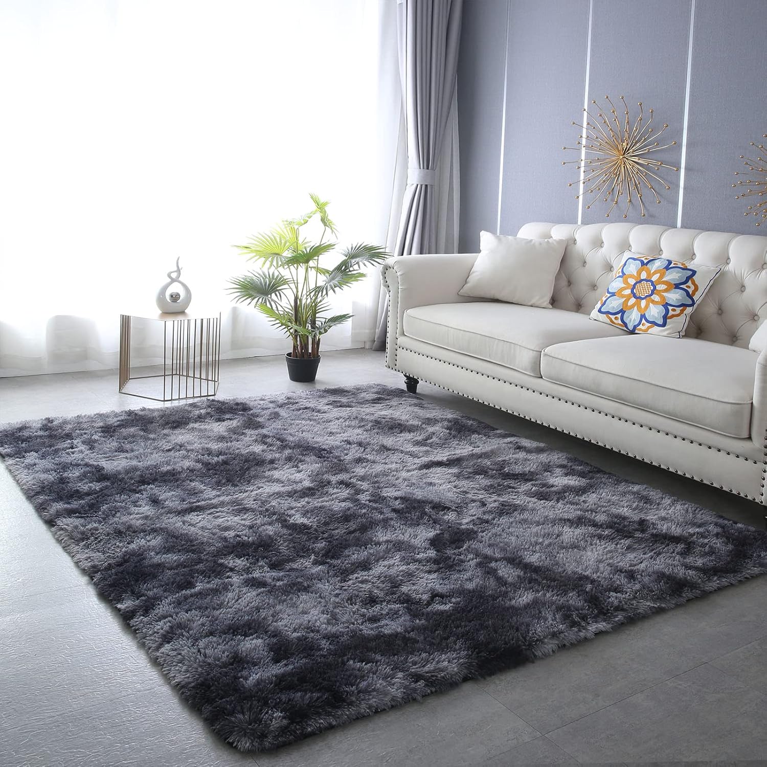 Ultra Soft Plush Shag Area Rug for Cozy Home Decor