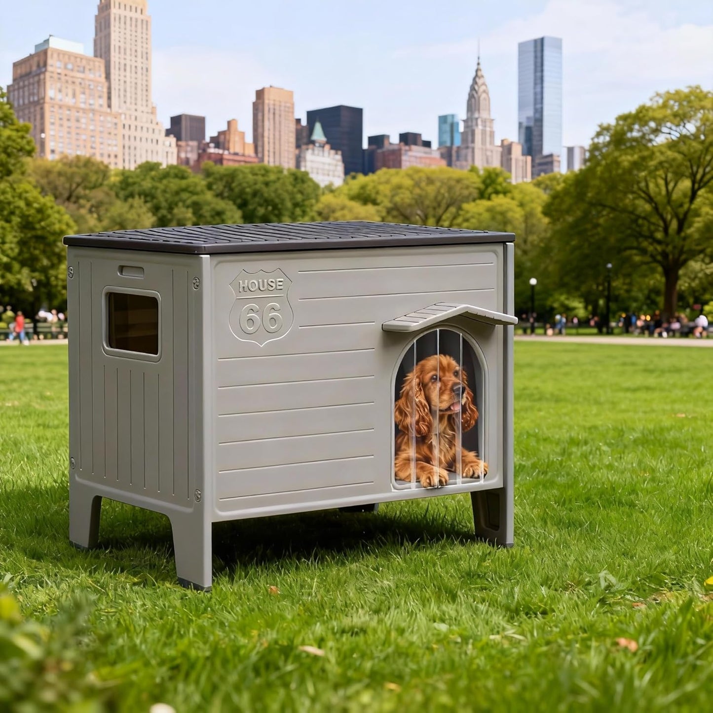 Insulated Outdoor Indoor Dog House for All Weather Conditions