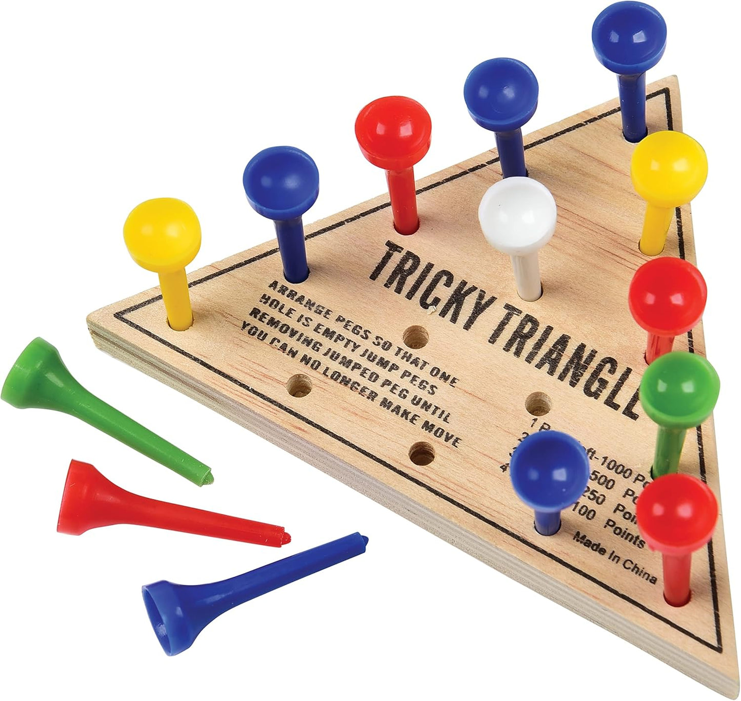 Portable Tricky Triangle Travel Game Set