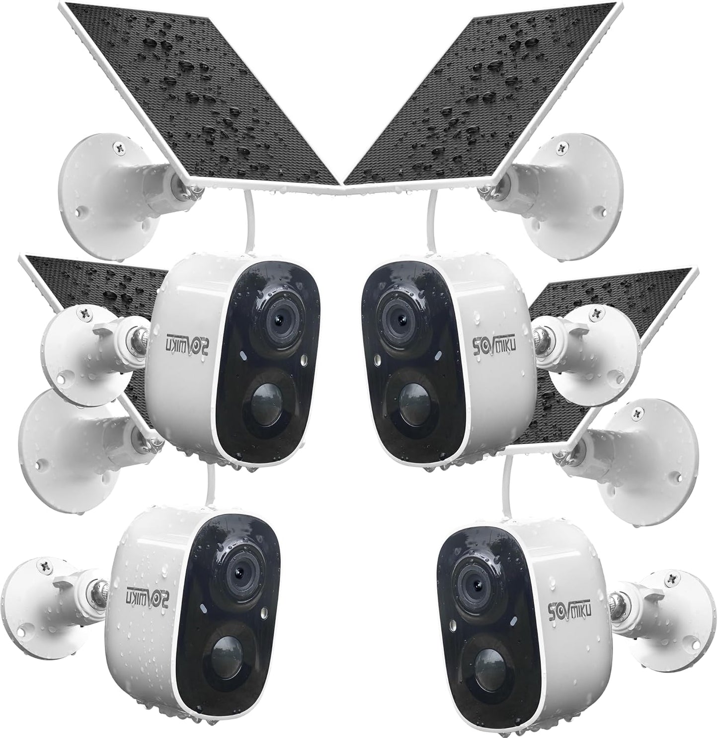 SOVMIKU 2K Wireless Solar Cam: Easy Setup, Motion Detection