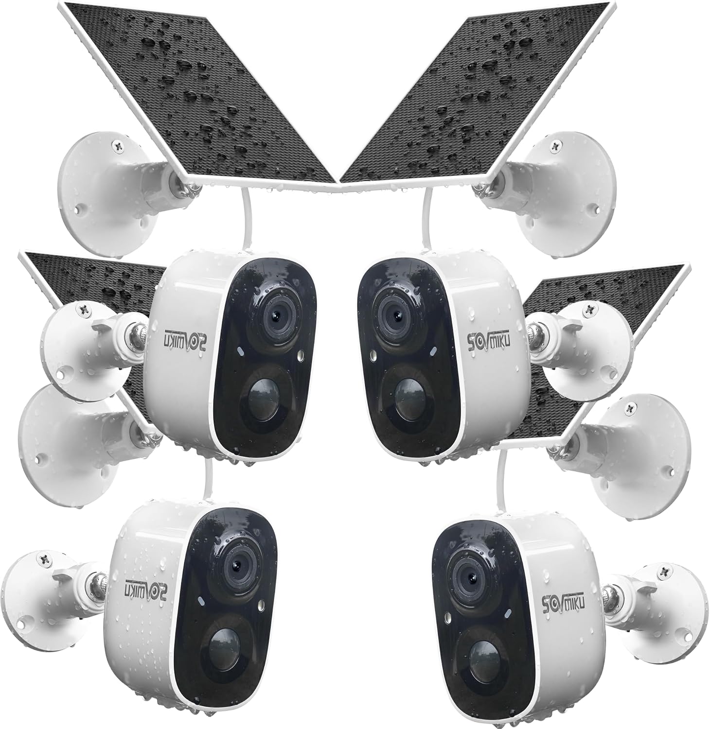 SOVMIKU 2K Wireless Solar Cam: Easy Setup, Motion Detection