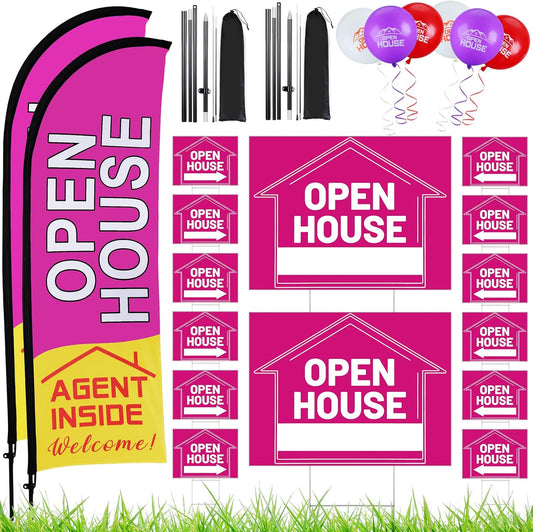 Buryeah 106 Pcs Real Estate Agent Supplies for Open Houses