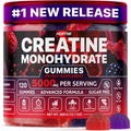 Creatine Monohydrate Gummies 5000 mg - Vegan Sugar-Free Pre Workout