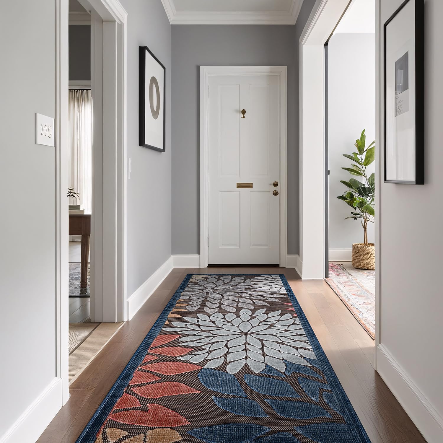 Beverly Rug Outdoor Runner Rug 2x7 for Indoor and Outdoor Use
