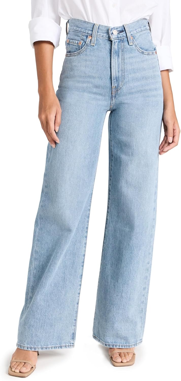 Levi's Women's Ribcage Wide Leg Jeans for Effortless Style