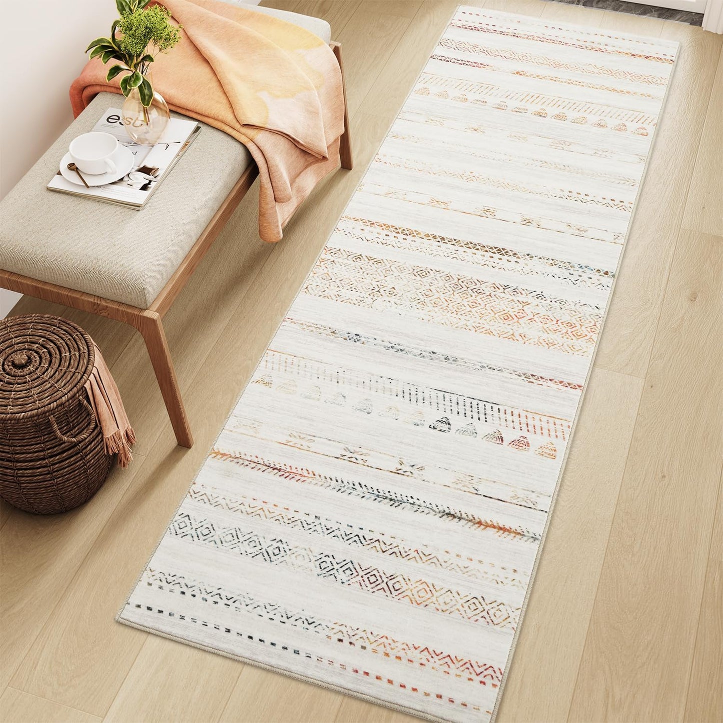 2x6 Runner Rug Machine Washable Non Slip Area Rug for Home