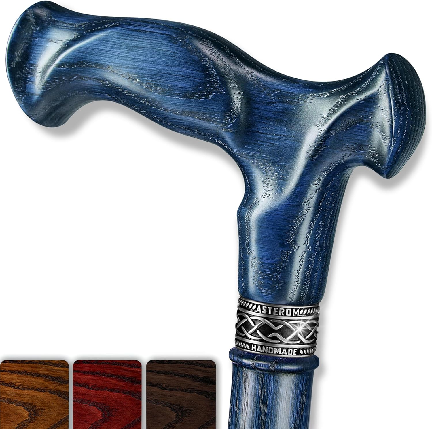 Asterom Walking Cane for Men & Women - Stylish Ergonomic Design