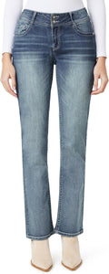 WallFlower Luscious Curvy Bootcut Mid-Rise Jeans - Curve Enhancing