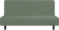 Easy-Going Stretch Futon Slipcover Large Greyish Green - Soft Jacquard
