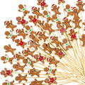 400 Christmas Gingerbread Man Picks by WILLBOND