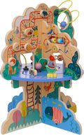 Playground Adventure Wooden Toddler Activity Center - Busy Hands Fun