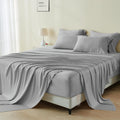GOKOTTA Queen Sheet Set 6-Piece - Breathable Bamboo Rayon Sheets