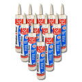 Red Devil 084620 Window & Door Siliconized Acrylic Caulk - Almond pack