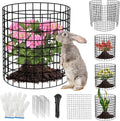 10 Pack Plant Protector 30 PCs 12in x 12in Metal Mesh - Keeps Animals