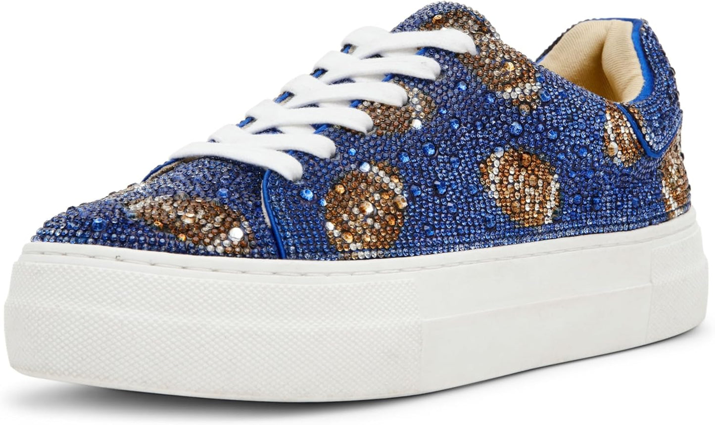 Betsey Johnson Women's Sidny Sneaker with Rhinestone Style