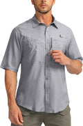 Men's Fishing Shirts with Zipper Pockets UPF 50 (Style J2JV)