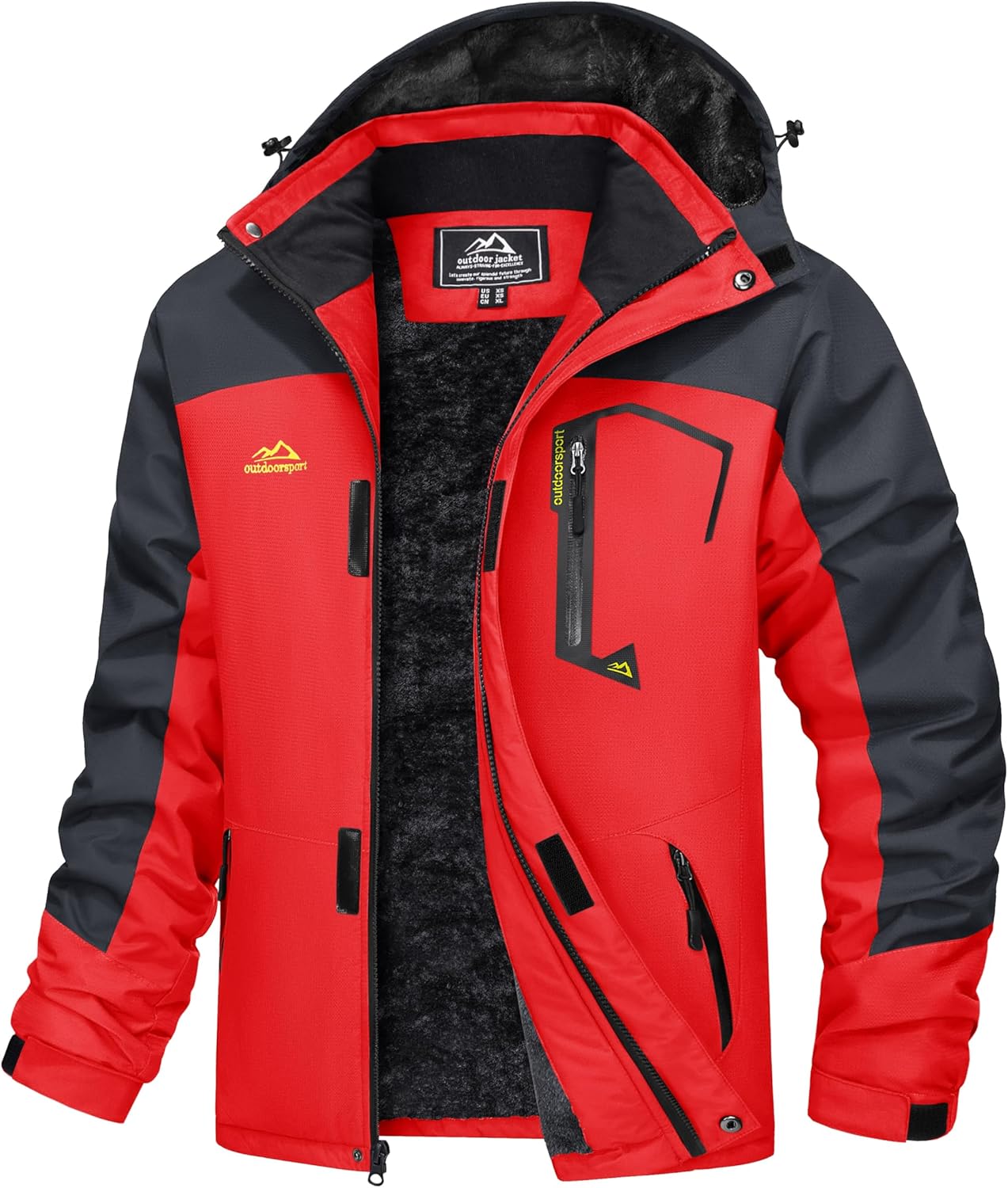 MAGCOMSEN Men's Winter Coats for Skiing and Outdoor Activities