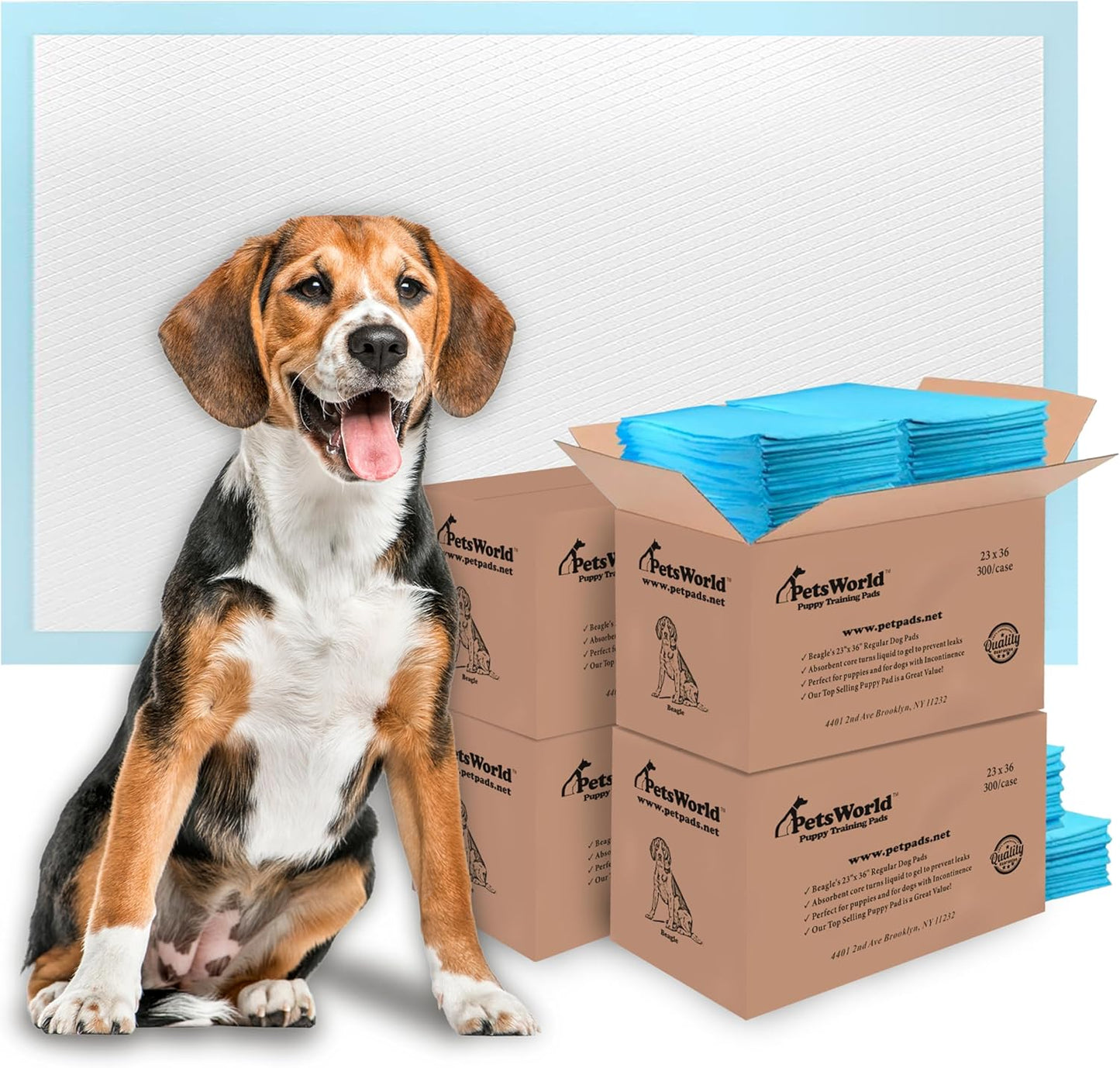 Puppy Pads for Dogs, 23x36 Inch, 1200 Count - Super Absorbent
