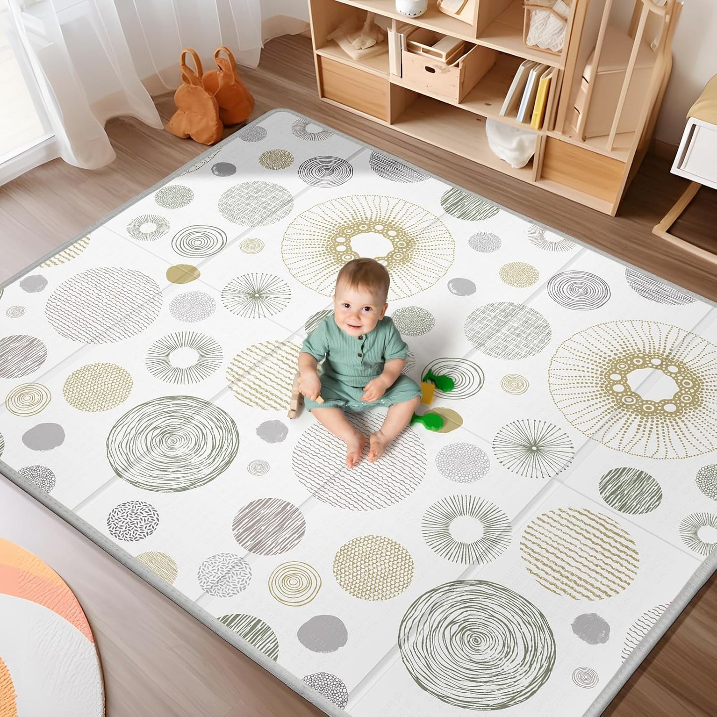 Extra Large Baby Play Mat for Safe Crawling and Fun Activities