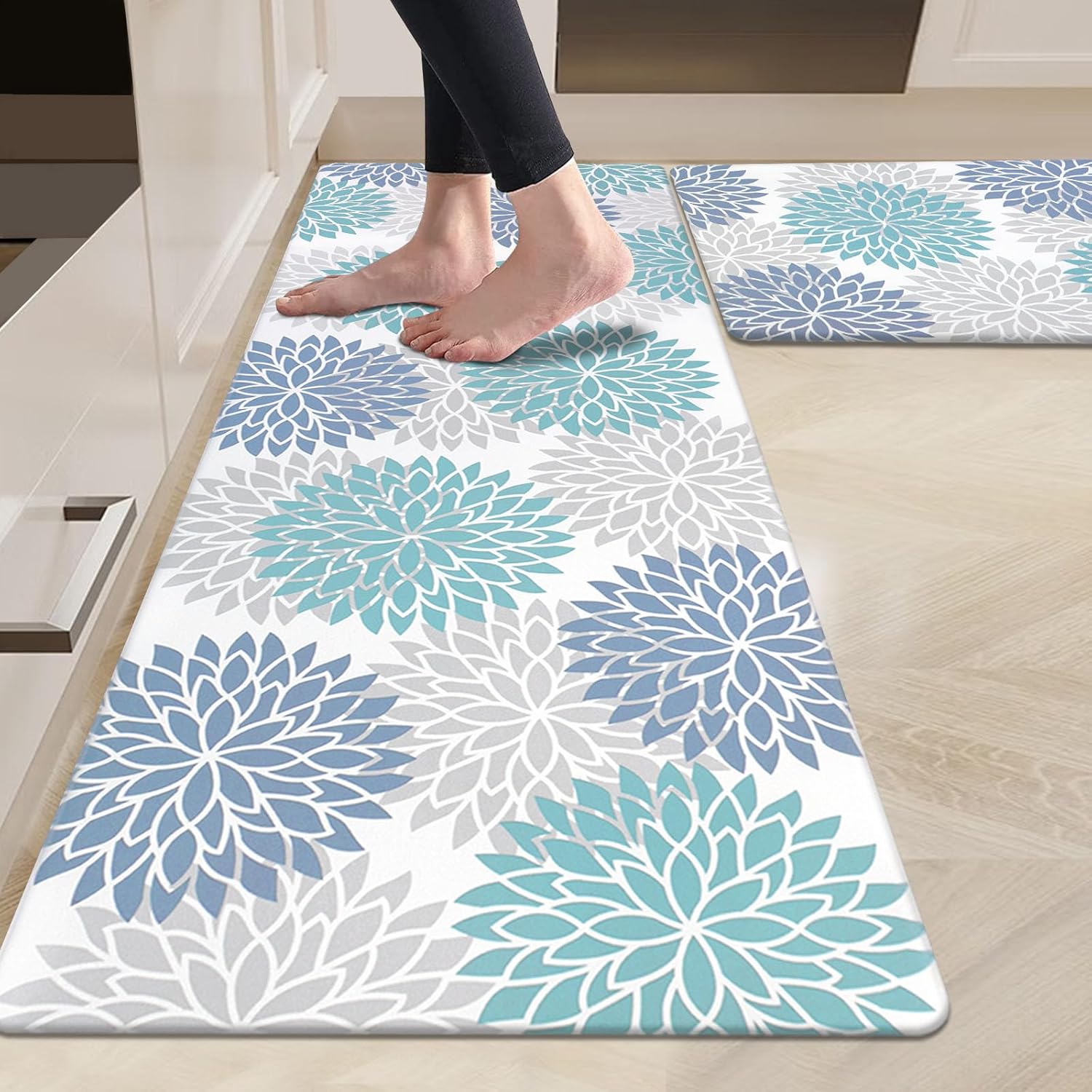 HEBE Anti Fatigue Kitchen Rug Sets for Comfort and Safety