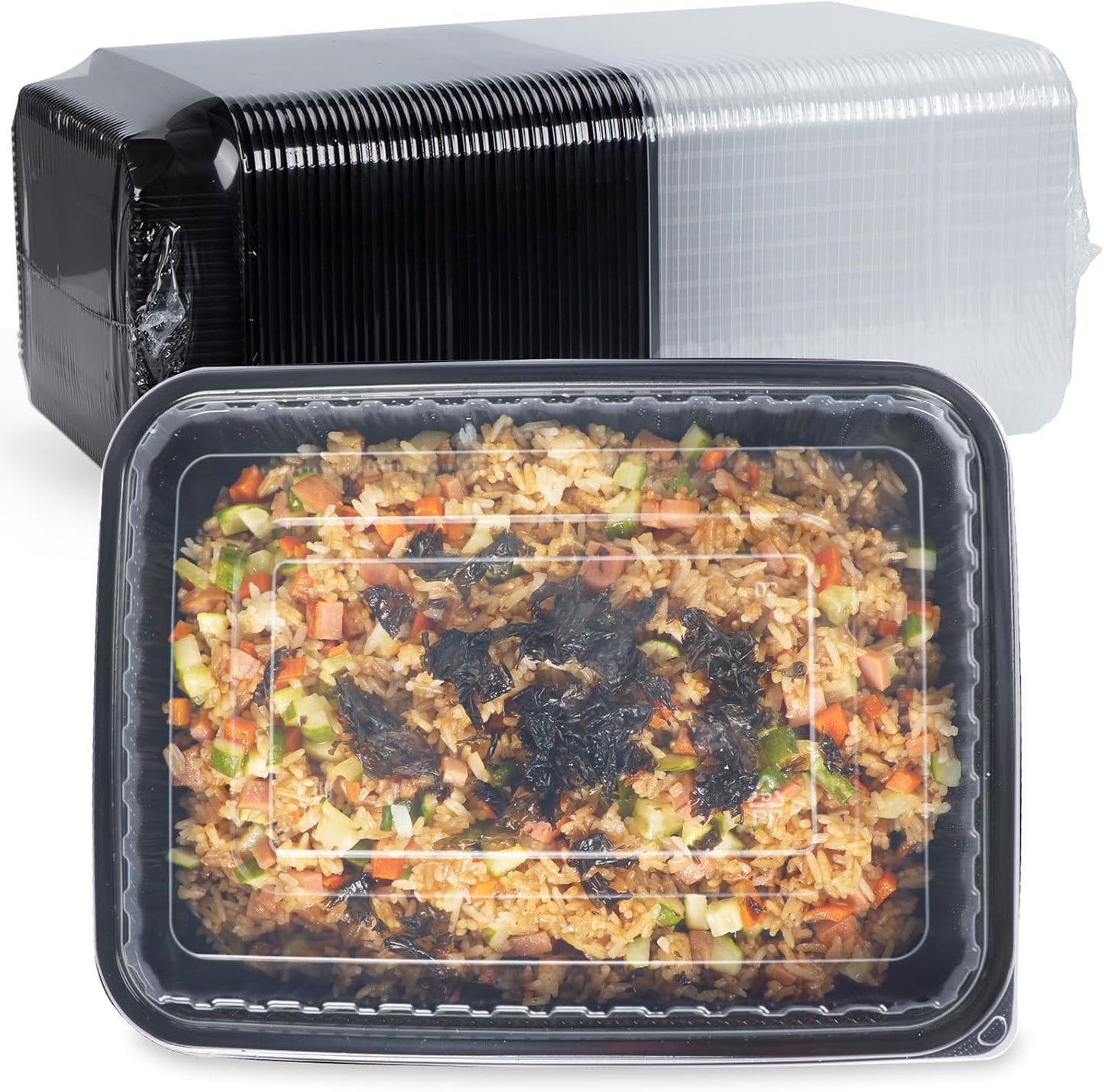 Meal Prep Containers Reusable 40 Pack 47oz for Healthy Eating