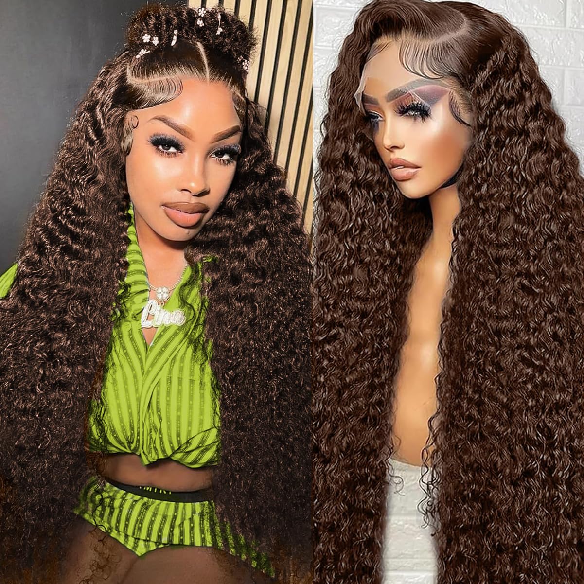 Chocolate Brown Lace Front Wig Human Hair for Stunning Styles